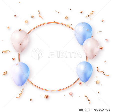 Colorful Balloons Birthday Decoration 95352753