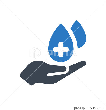 Blood donate icon Blood donate icon 95353856