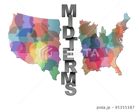 Midterm Elections Concept 95355387