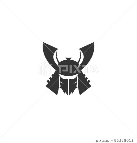 Ronin icon design logo illustration 95358013