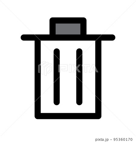 Illustration Vector Graphic of Recycle Bin icon 95360170