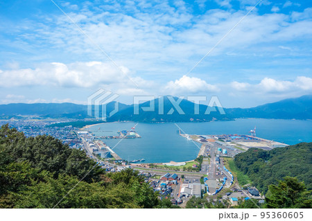 天筒山展望台から見た敦賀湾 天筒山展望台から見た敦賀湾 95360605