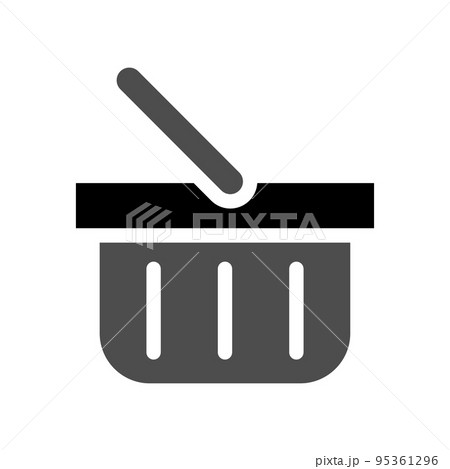 Illustration Vector graphic of shopping basket icon 95361296
