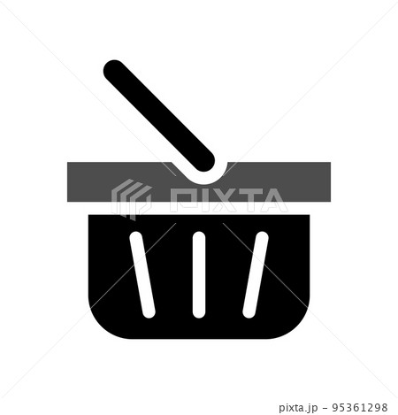 Illustration Vector graphic of shopping basket icon 95361298