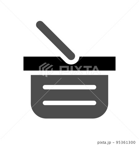 Illustration Vector graphic of shopping basket icon 95361300