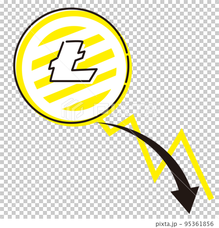 Cryptocurrency Litecoin (LTC) and its falling chart Cryptocurrency Litecoin (LTC) and its falling chart 95361856