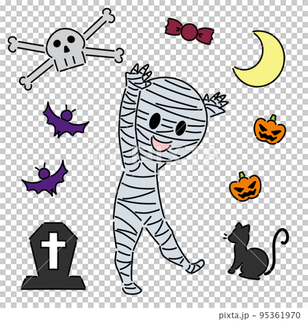 Happy Halloween Mummy Happy Halloween Mummy 95361970