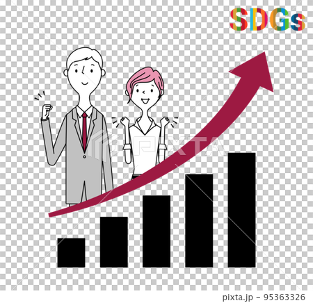 SDGs　GOAL8　働きがいも経済成長も 95363326