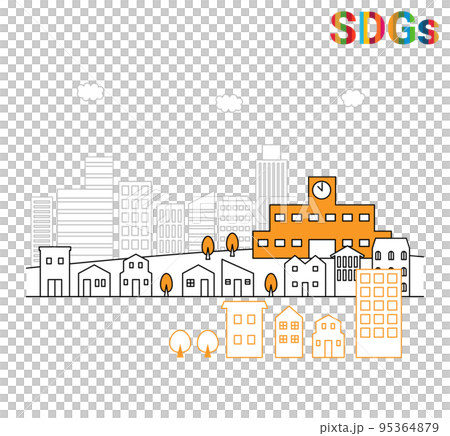 SDGs　GOAL11　住み続けられるまちづくりを 95364879