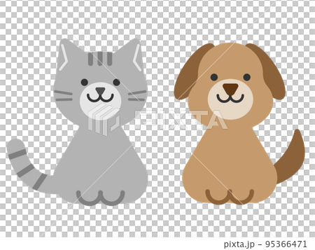 犬と猫のイラスト 95366471