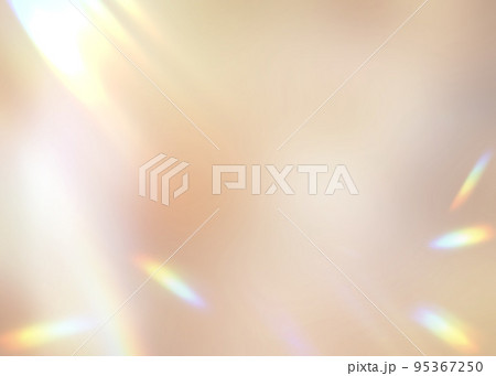 キラキラしたオーロラレインボーフレアスペクトル背景 95367250