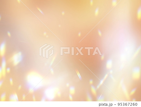 キラキラしたオーロラレインボーフレアスペクトル背景 95367260
