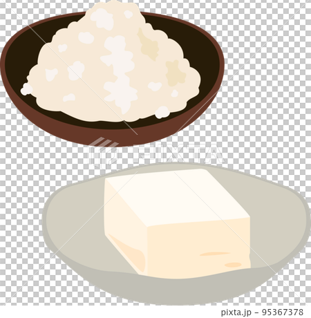 豆腐和豆渣 95367378