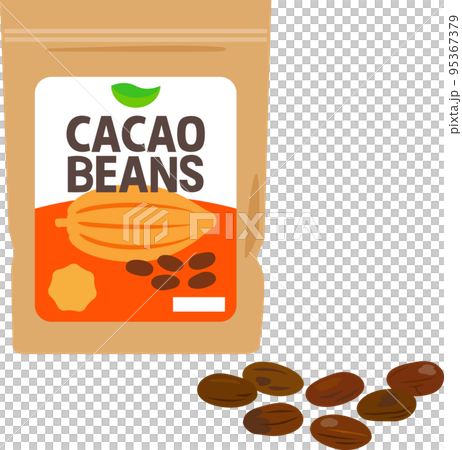 cocoa beans in bags cocoa beans in bags 95367379