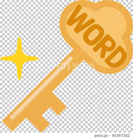 WORDと書かれた鍵、キーワード 95367382