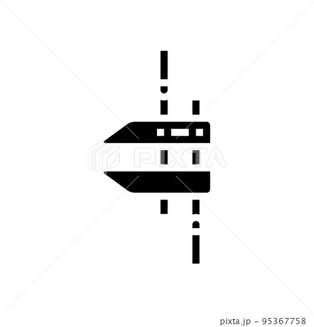hand screw clamp glyph icon vector illustration 95367758