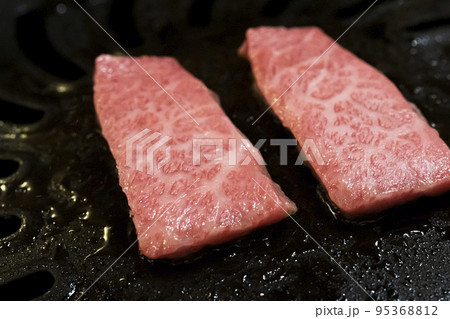 ジューシーな高級焼肉黒毛和牛【飛騨牛】上カルビ ジューシーな高級焼肉黒毛和牛【飛騨牛】上カルビ 95368812
