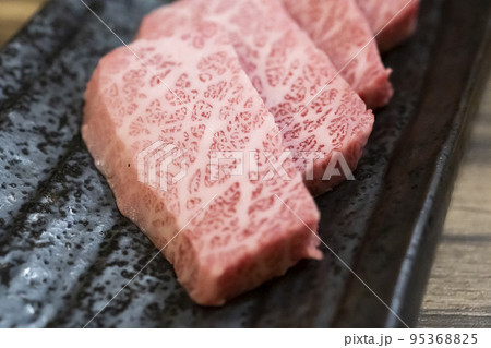 ジューシーな高級焼肉黒毛和牛【飛騨牛】上カルビ ジューシーな高級焼肉黒毛和牛【飛騨牛】上カルビ 95368825
