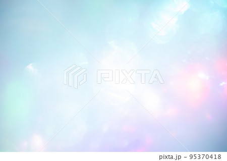 寒色系キラキラ背景素材 95370418
