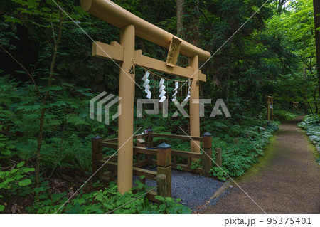 青森 十和田神社 開運の小道 天の岩戸 青森 十和田神社 開運の小道 天の岩戸 95375401