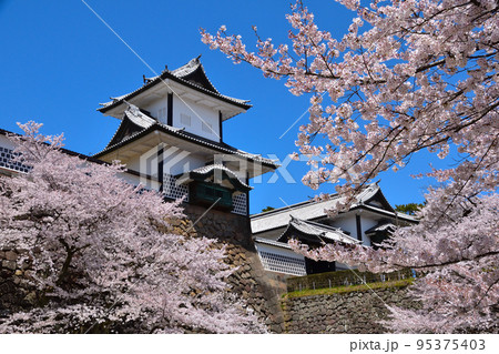 桜景　金沢城 95375403