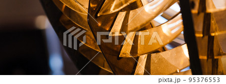 Fresnel lens, abstract panoramic optical photo 95376553