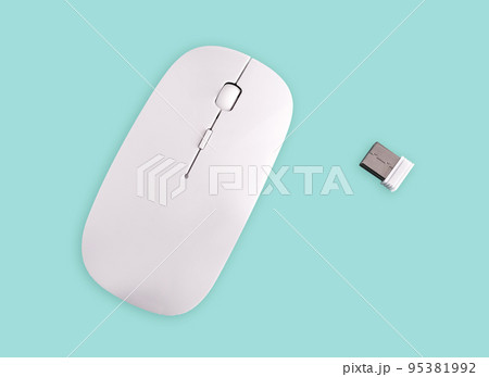 ワイヤレスマウスとレシーバー 95381992