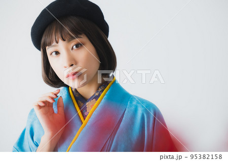 着物　色無地　振袖　 95382158
