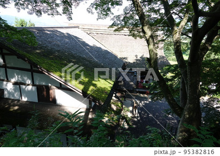 長野県千曲市「俤や 姨ひとりなく 月の友 」棚田や芭蕉も訪れた観月の名所である姨捨長楽寺 長野県千曲市「俤や 姨ひとりなく 月の友 」棚田や芭蕉も訪れた観月の名所である姨捨長楽寺 95382816