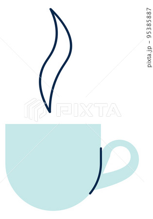Hot drink cup icon. Coffee or tea symbol 95385887