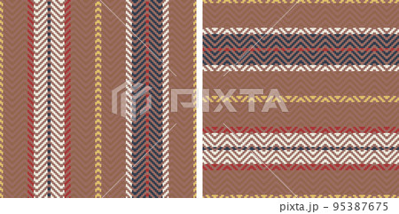 Set seamless stripe pattern. 95387675