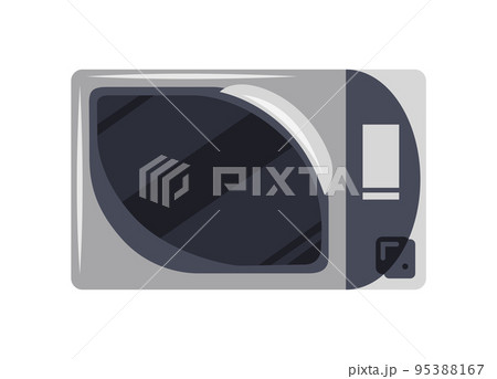 Microwave oven icon. Front view of kitchen appliances. Stylish kitchenware. Cooking equipment, electrical technology isolated on white background Microwave oven icon. Front view of kitchen appliances. Stylish kitchenware. Cooking equipment, electrical technology isolated on white background 95388167
