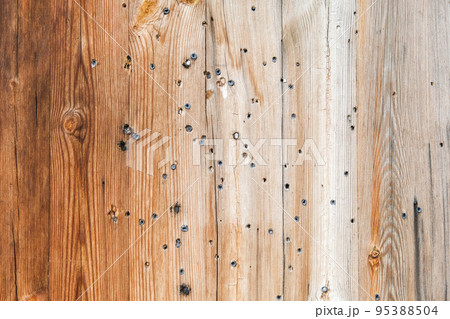 Wooden texture with vertical lines. The texture of 95388504