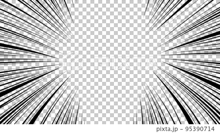 背景 集中線 効果線 強調線 95390714