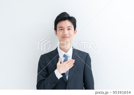 ビジネスマン・信用・信頼・安心 95391654