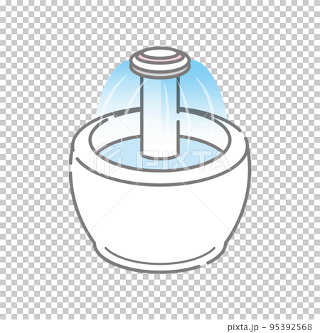 シンプルな自動給水器のイラスト 95392568