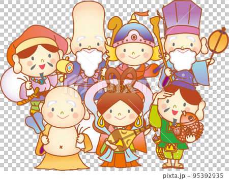 可愛的七福神_可一一編輯 可愛的七福神_可一一編輯 95392935