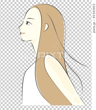 一個女人向上的插圖 一個女人向上的插圖 95393953