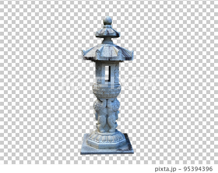 佛教寺廟石燈籠，Nukki 95394396