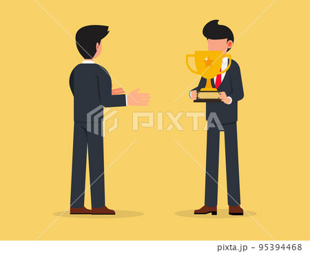 Outstanding Employee Award. Successful career concept. 95394468