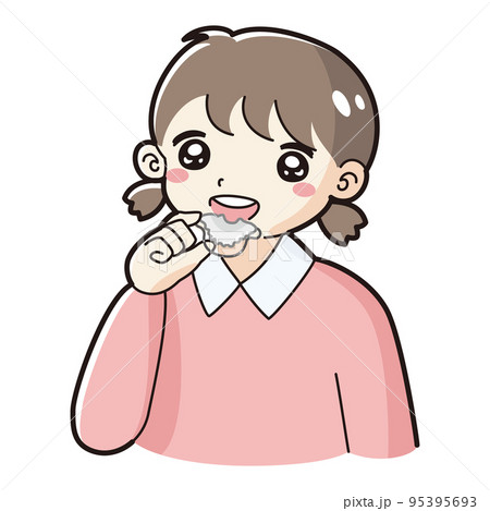 子どもの歯科矯正器具のイラスト 95395693