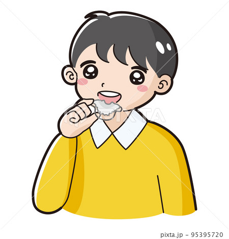 子どもの歯科矯正器具のイラスト 95395720