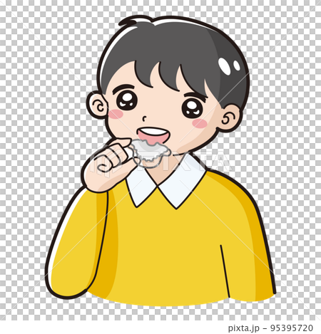 子どもの歯科矯正器具のイラスト 95395720