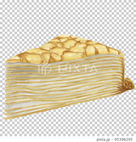 Illustration of a realistic milk crepe 95396295