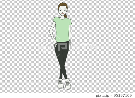 woman with good style 95397109