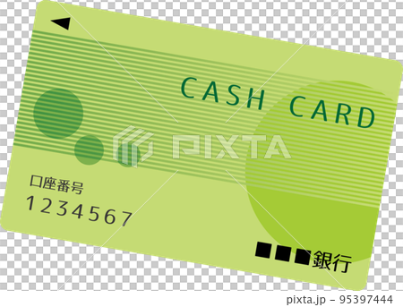 可用於無現金支付的信用卡插圖 95397444