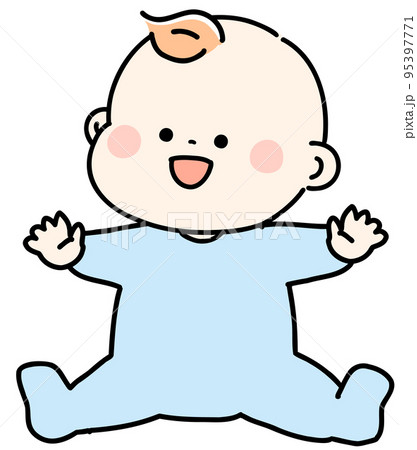 腰が据わった赤ちゃん 95397771