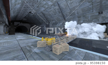 潜水艦ドック 95398150