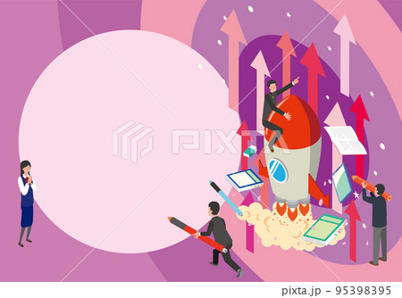 学力向上のイメージイラスト 学力向上のイメージイラスト 95398395