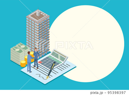 マンション購入のイメージイラスト 95398397